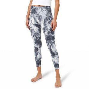 Lululemon Wunder Under High-Rise Legging 25" Navy Blue Marble Dye Luxtreme Sz 6